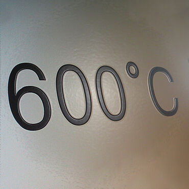 Verhoging van de oventemperatuur合计600°C