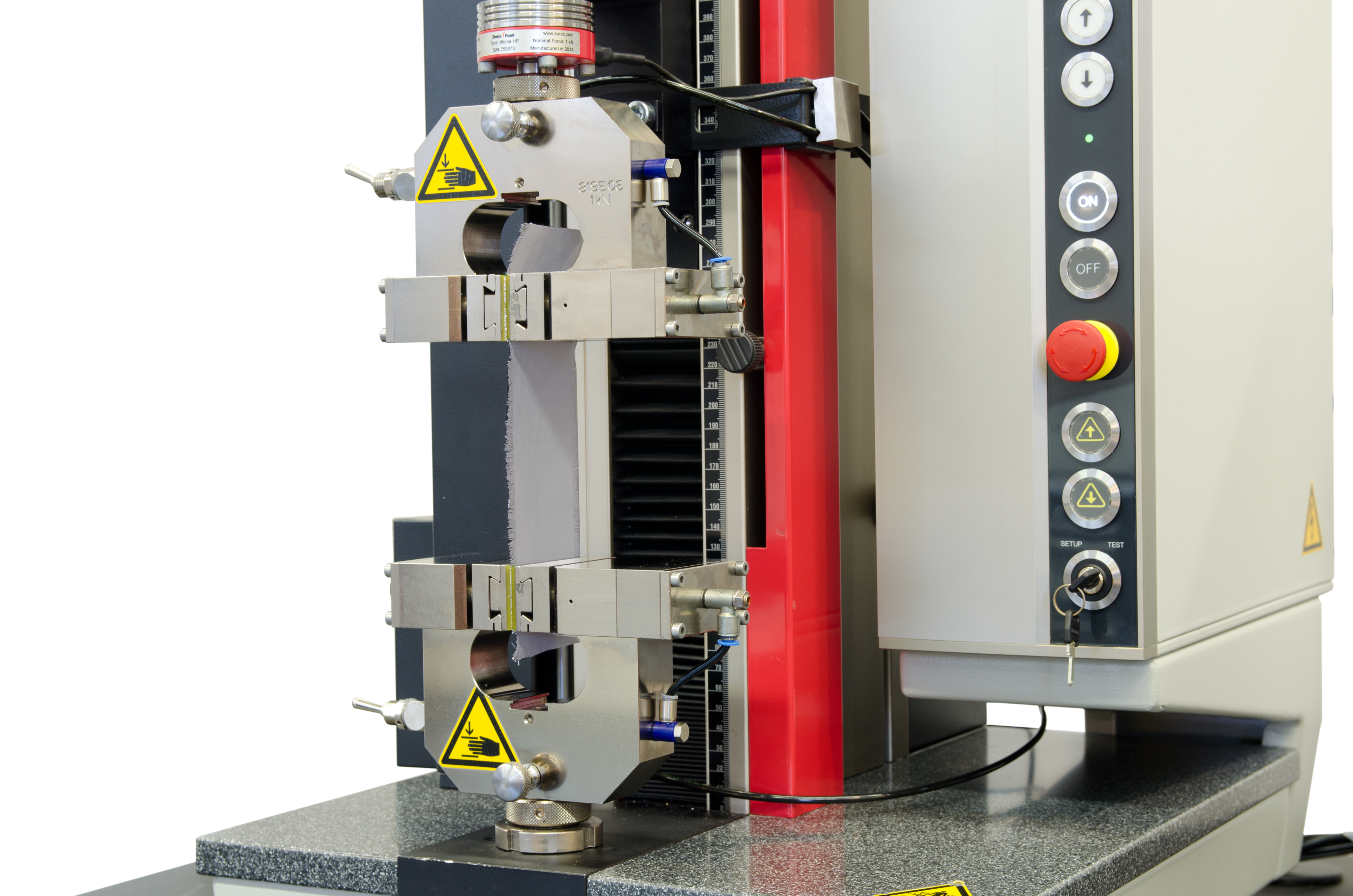 Fuel cell test, tensile test in the air