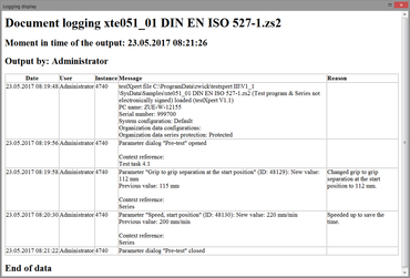 Traceability_reporting testXpert III