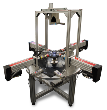 Prüfmaschine 1 kN für双轴Zugversuche (Kreuzzugversuche)